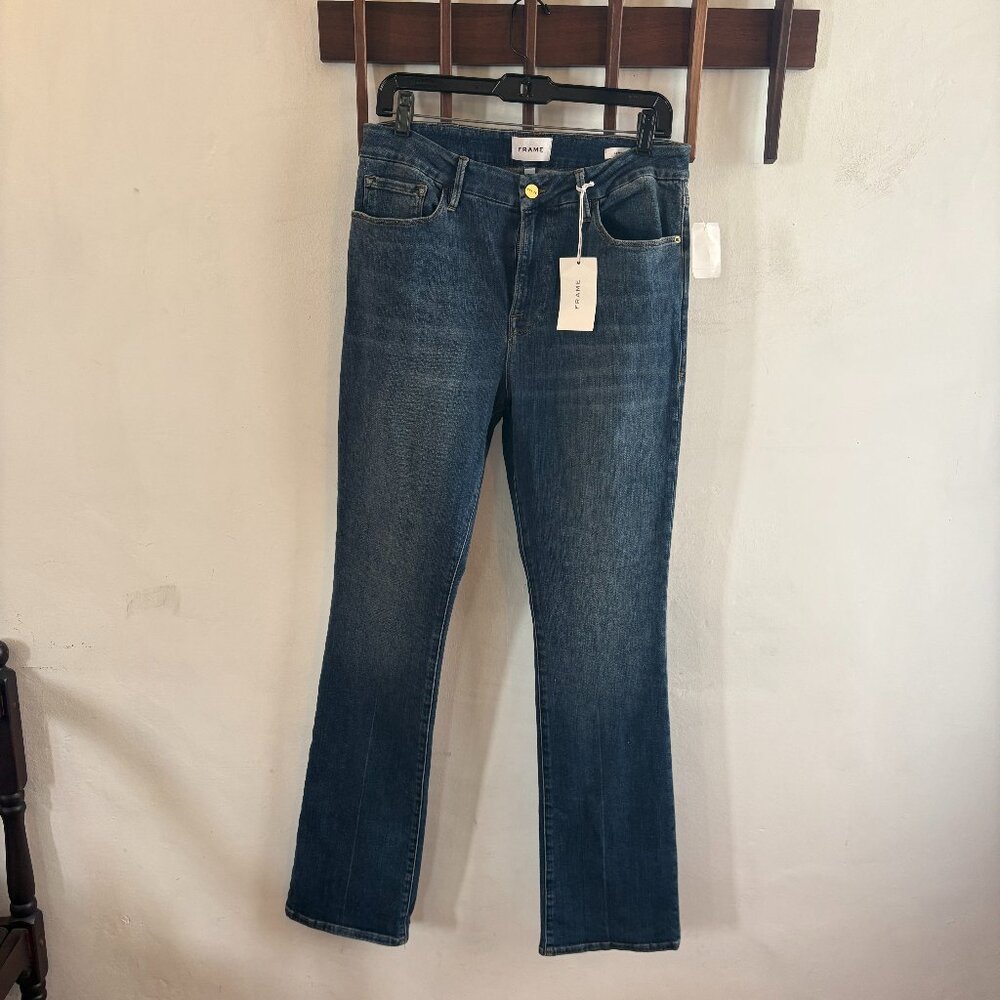 Frame Le Mini Boot mid-rise jeans